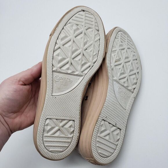 Converse All Star Shoes Womens Size 8 Pink Suede Low Top Lace Up Classic 15841C - Picture 8 of 12